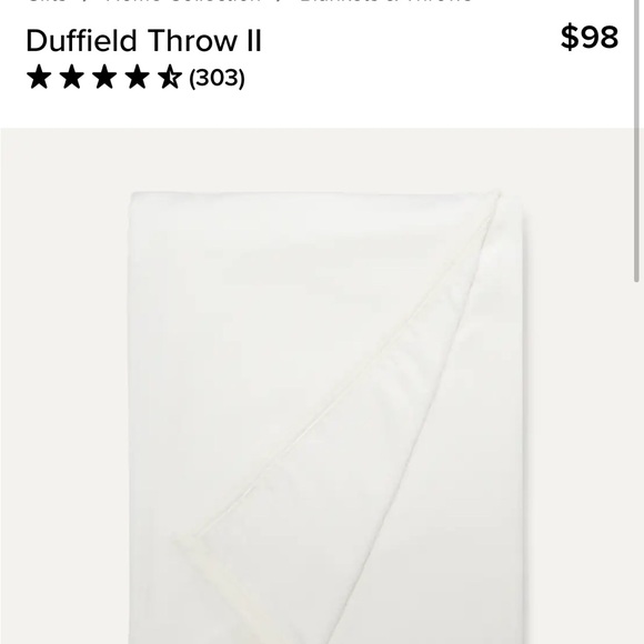 Duffield Throw II
 Ugg new fleece blanket cream color - Picture 1 of 4